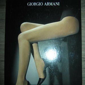 NOS Vtg Giorgio Armani Wolford nude floral pattern pantyhose, size Medium